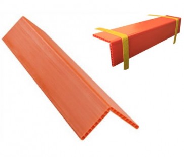 Προστατευτική γωνία πορτοκαλί διαστάσεις 600x190x190x19mm